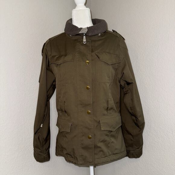 Holden Coat Jacket Women's Medium Brown Utility Casual Multi Pockets - Picture 1 of 12